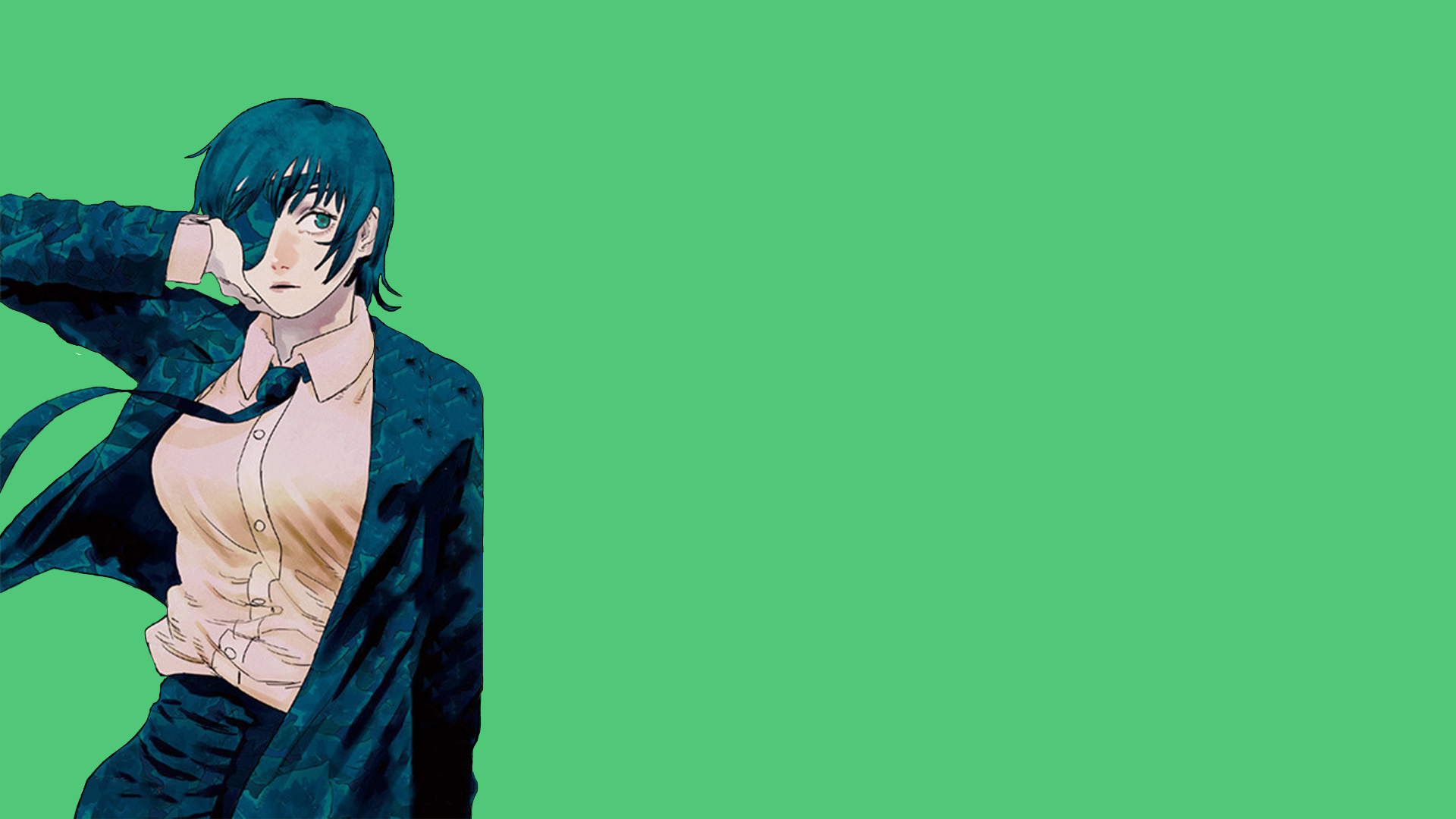 emerald, anime girls, anime, Himeno