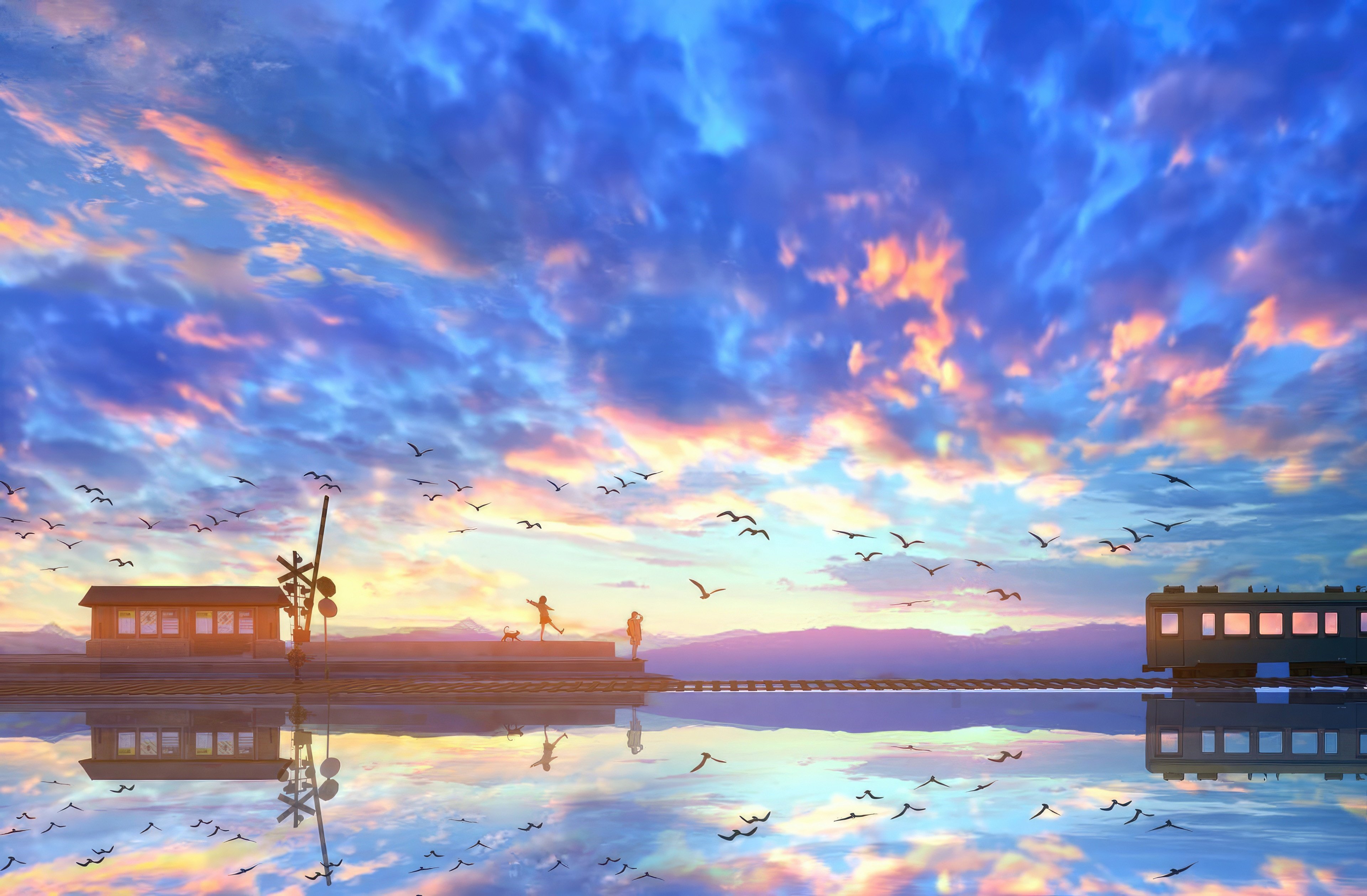 4k Scenery Anime Wallpapers - Wallpaper Cave, image size:3840x2517