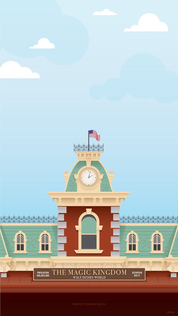 Disney World iPhone Wallpaper