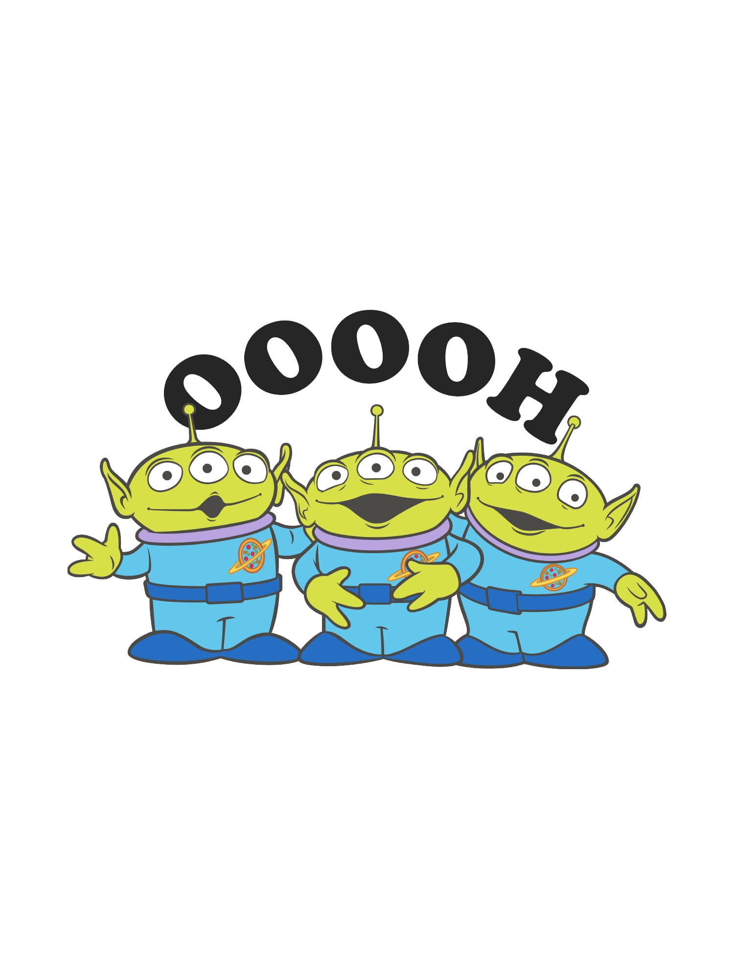 Disney Boys Toy Story Aliens, Crew Neck