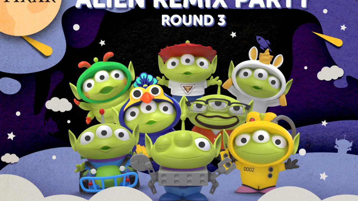 Pixar Alien Remix Party Round 3
