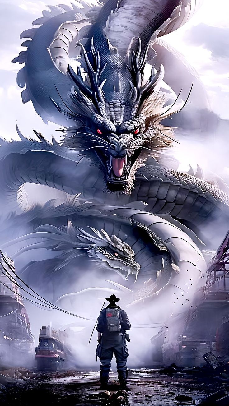 Samurai And Dragon Wallpapers Wallpaper Cave
