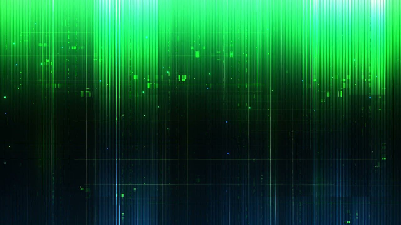 Futuristic Cyberpunk Gradient Green