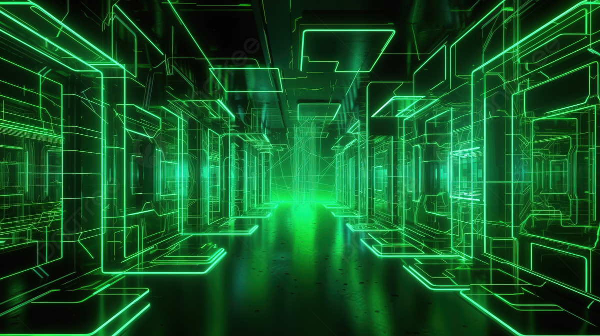 In The Style Of Cyberpunk Futurism