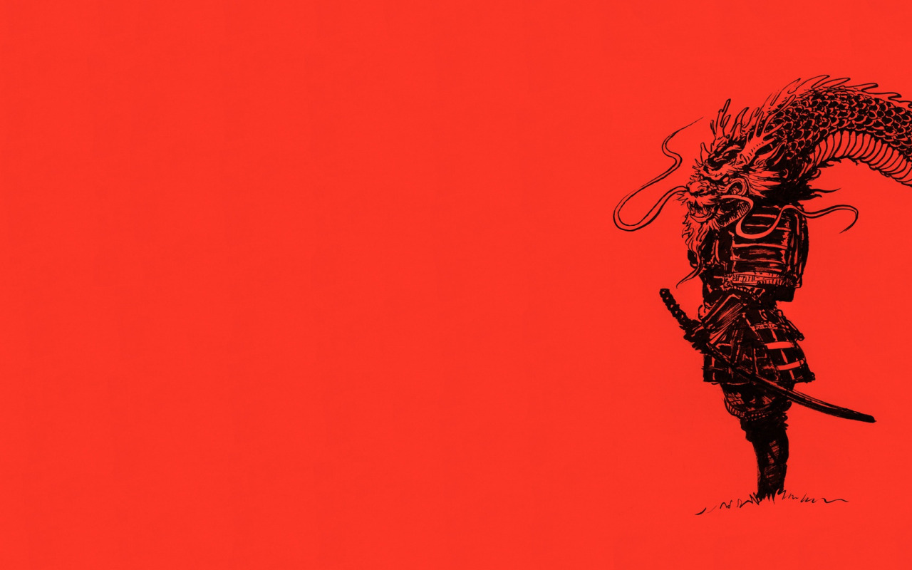 Download wallpaper dragon, sword, armor