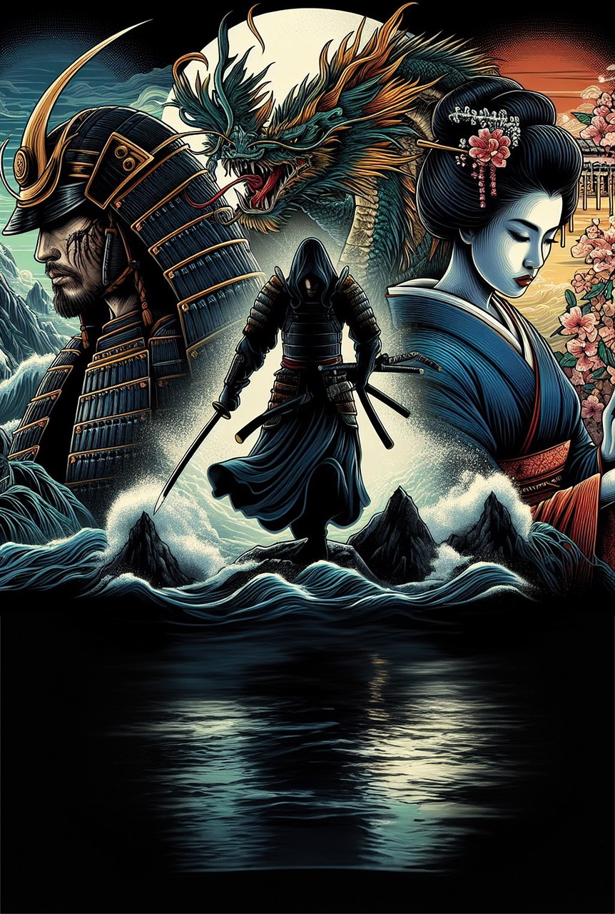 Download Samurai, Geisha, Dragon