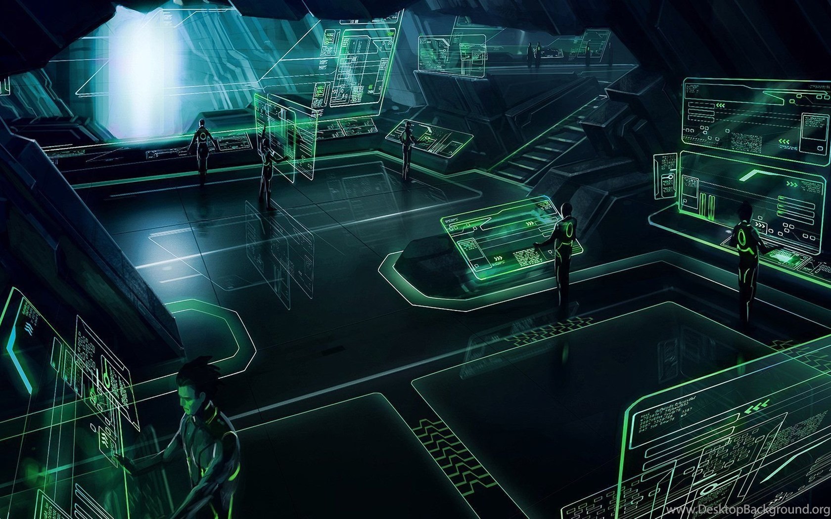 Futuristic Tech Wallpaper High Quality