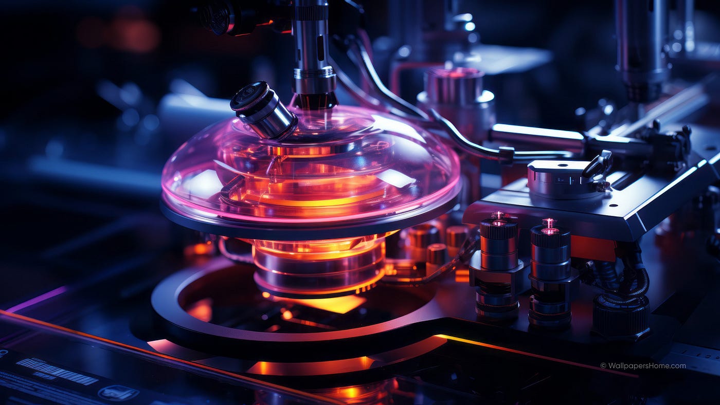 Futuristic Vistas: Hi Tech Wallpaper