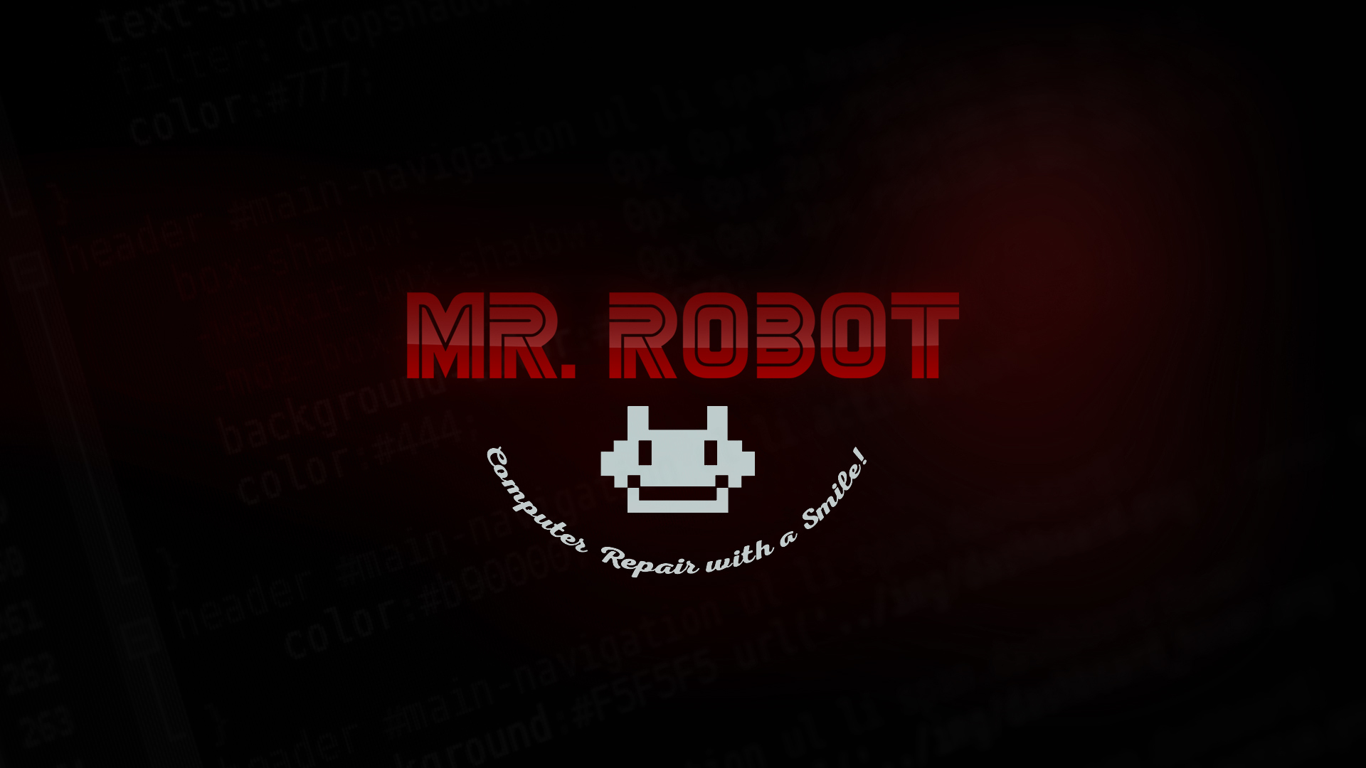 Wallpaper logo, robot, series, code, mr