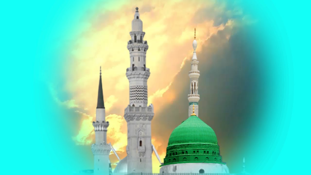 Madina pak with Clouds Background Video