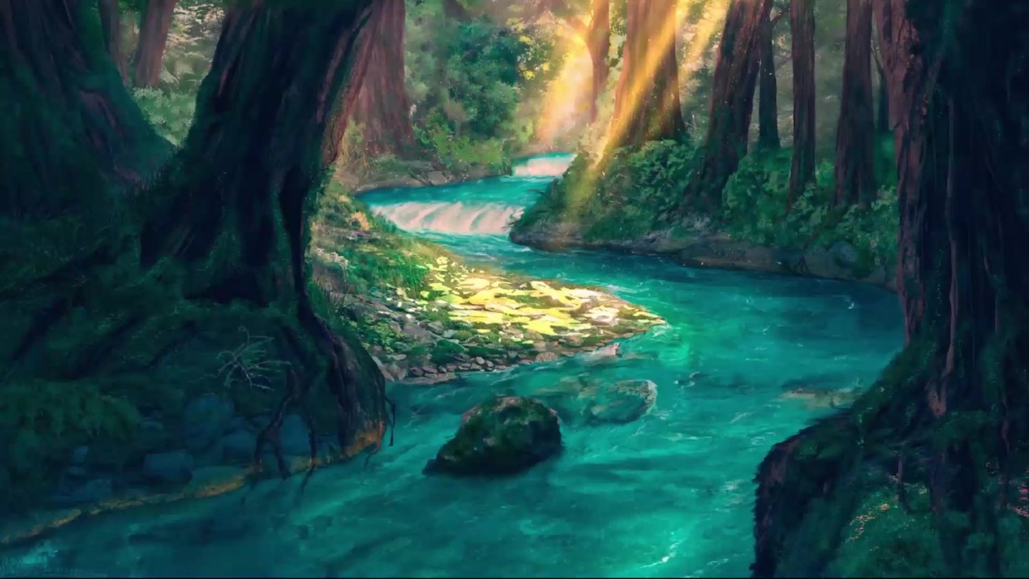 Fantasy Forest River Live Wallpaper