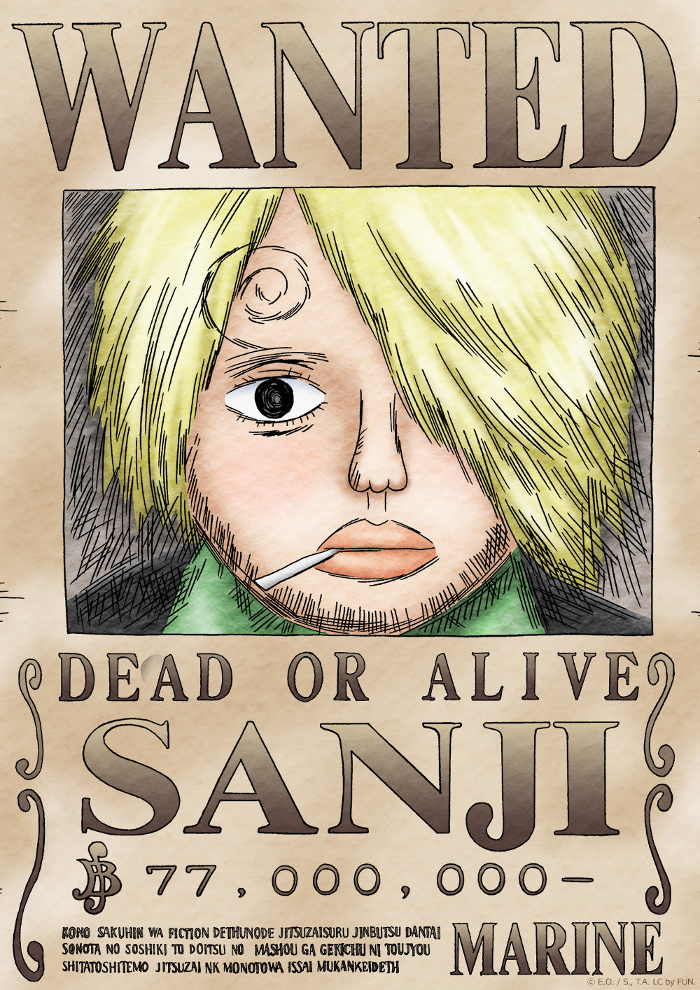 ONE PIECE WANTED: Dead or Alive Poster