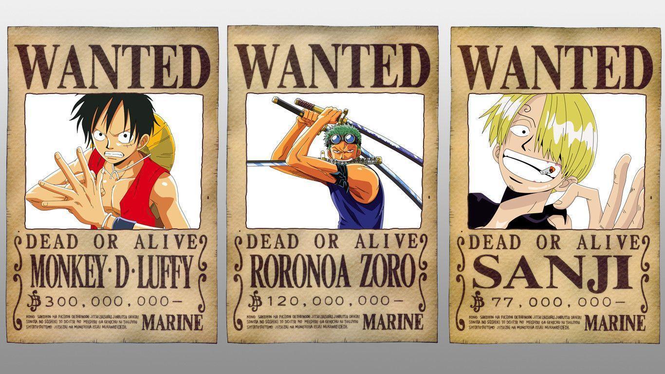 One Piece Wanted Wallpaper