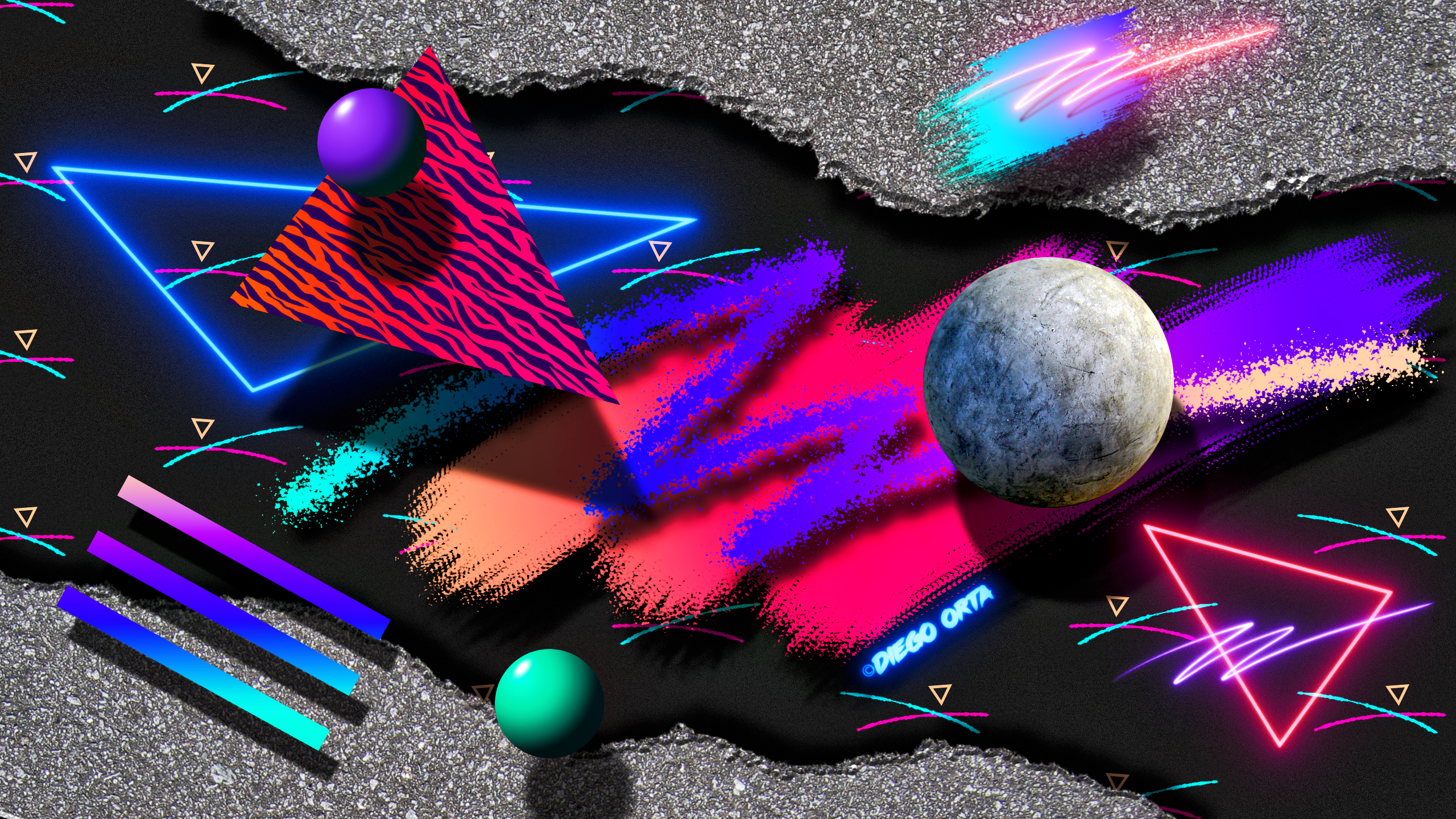 80s Abstract New Wave Art - Behance