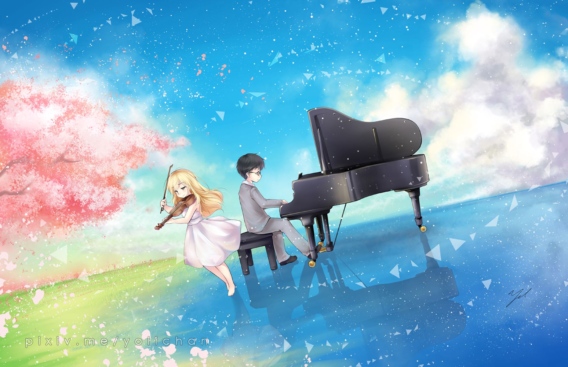 Anime, Kousei Arima, Kaori Miyazono