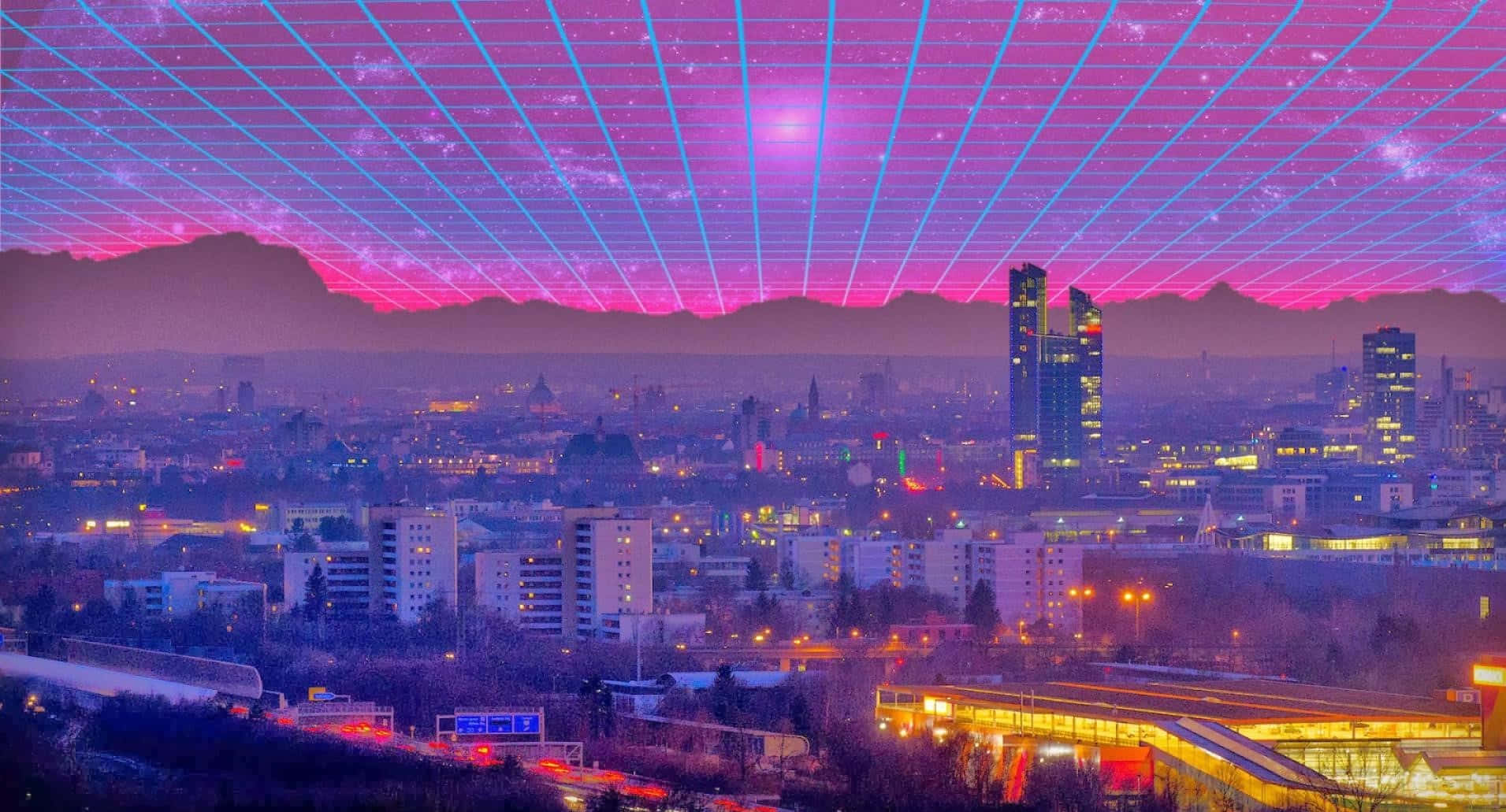 Aesthetic Retro Laptop Wallpaper