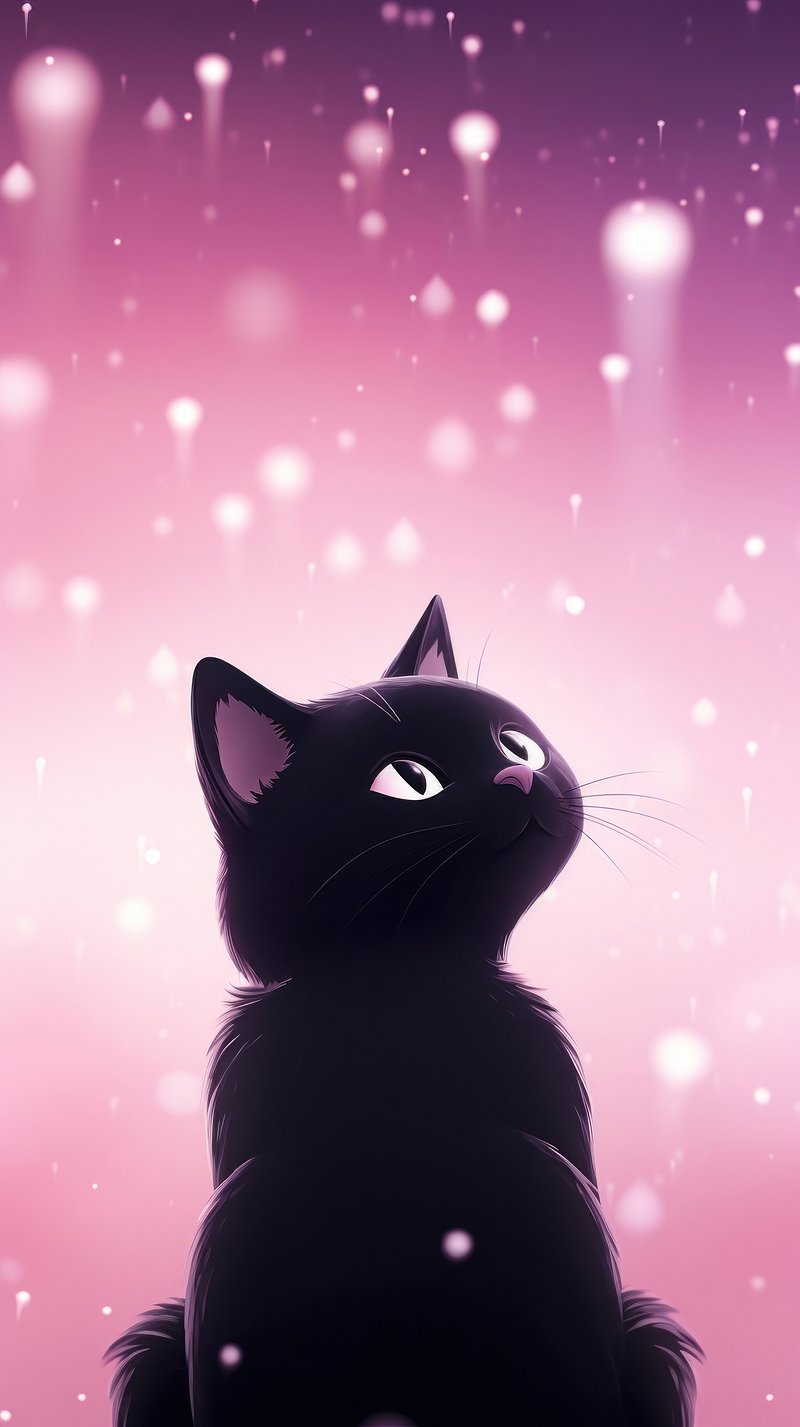 iPhone Wallpaper Cat Image. Free
