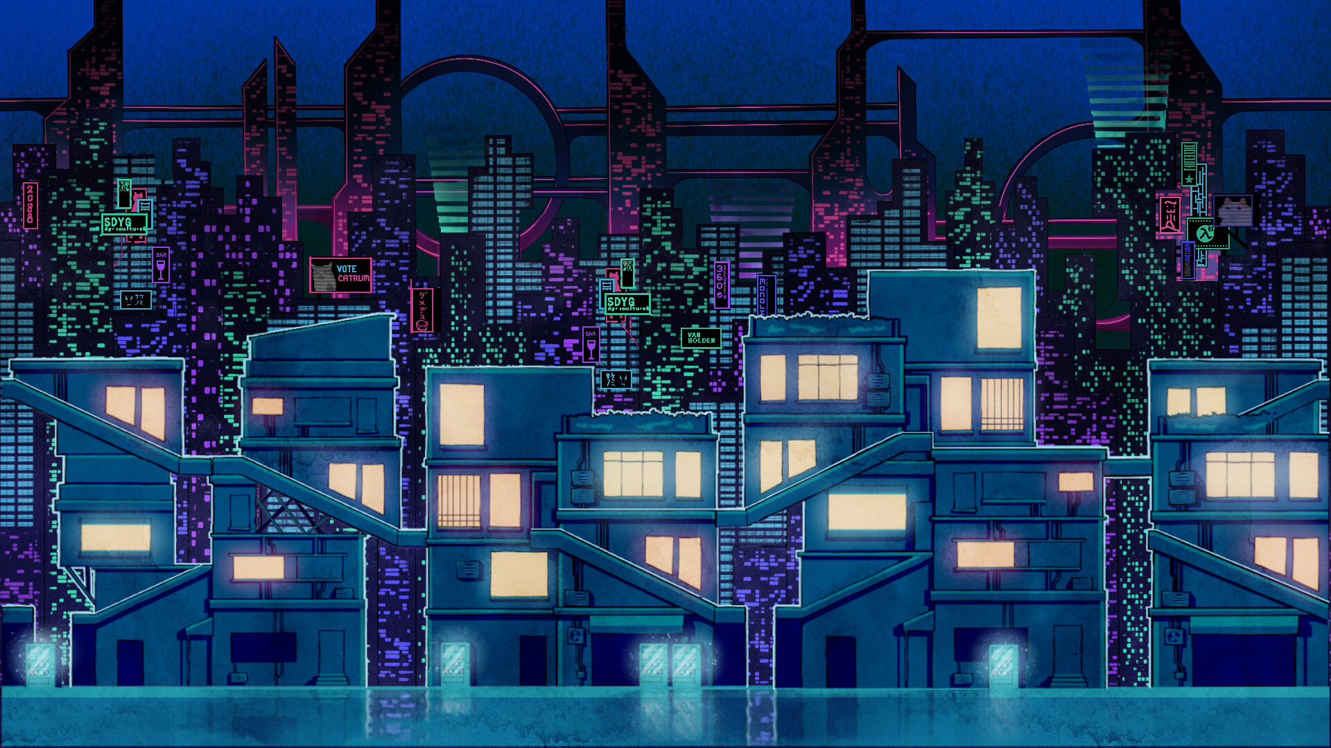 Pixel Night City