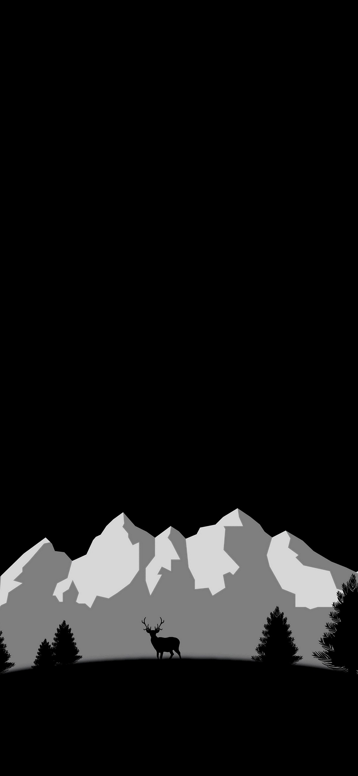 iPhone Black Wallpaper