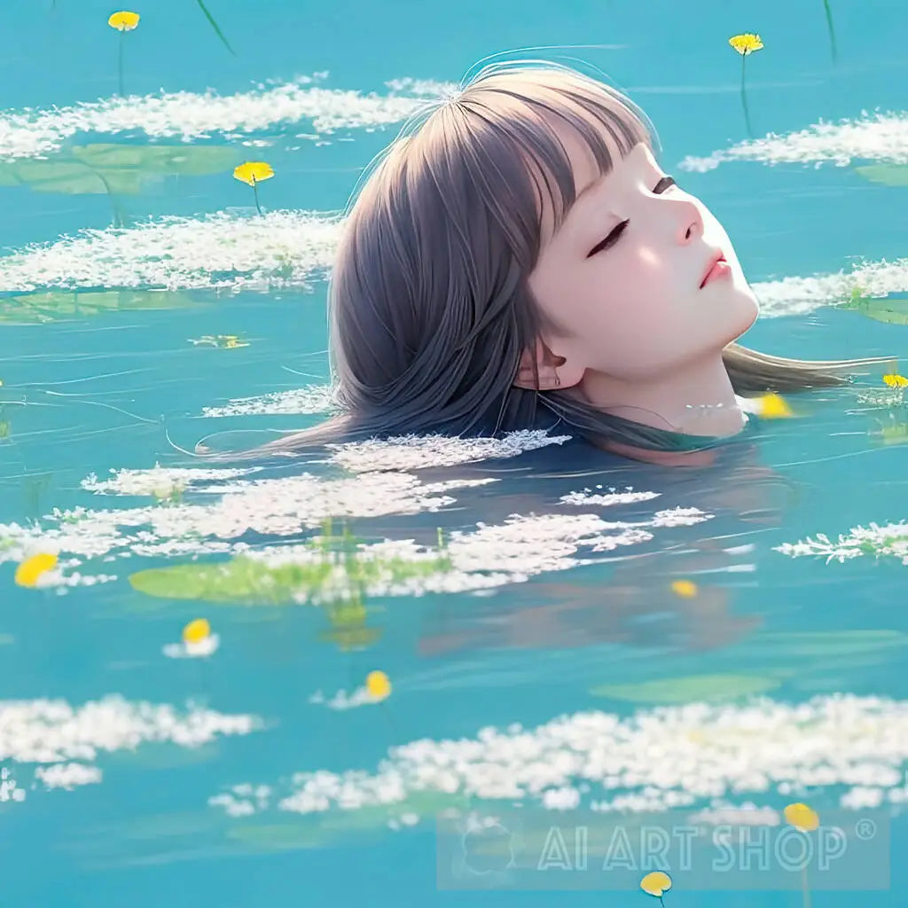 Beautiful Anime Girls Swim Aesthetically