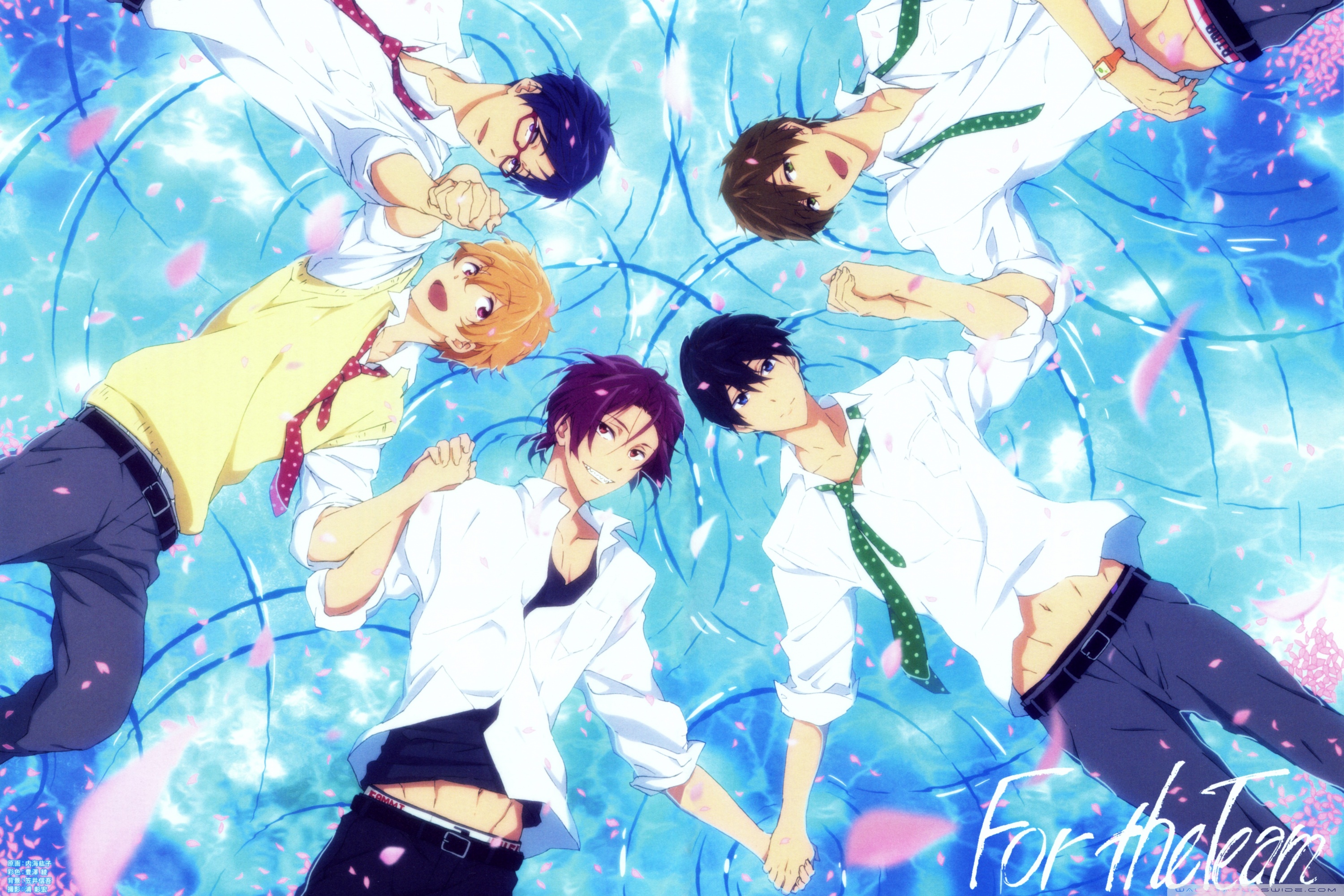 Swimming Anime Free 4K UHD Wallpaper for UltraHD Desktop and TV