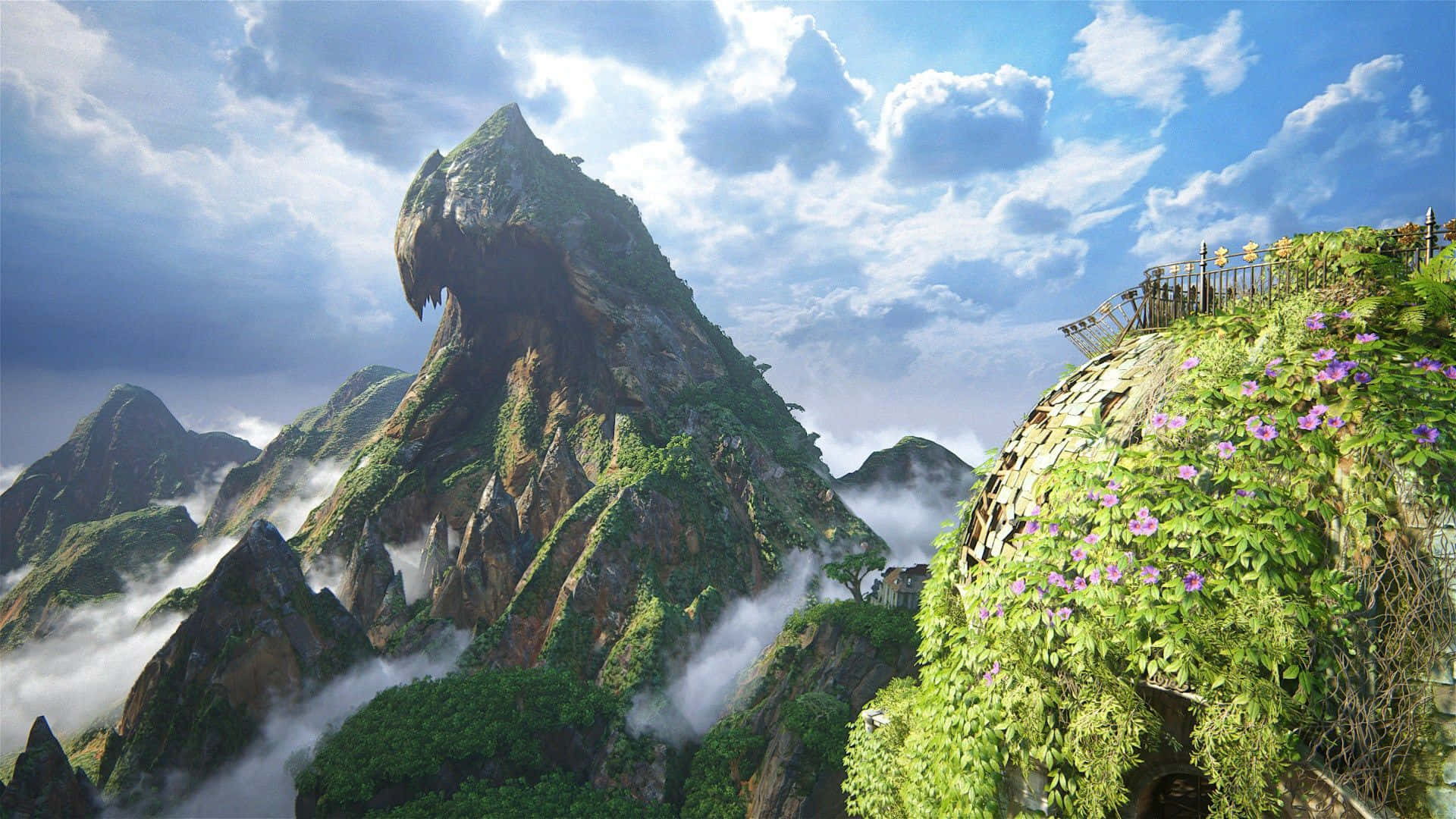 Download On an incredible journey of discover in Uncharted 4 Wallpaper