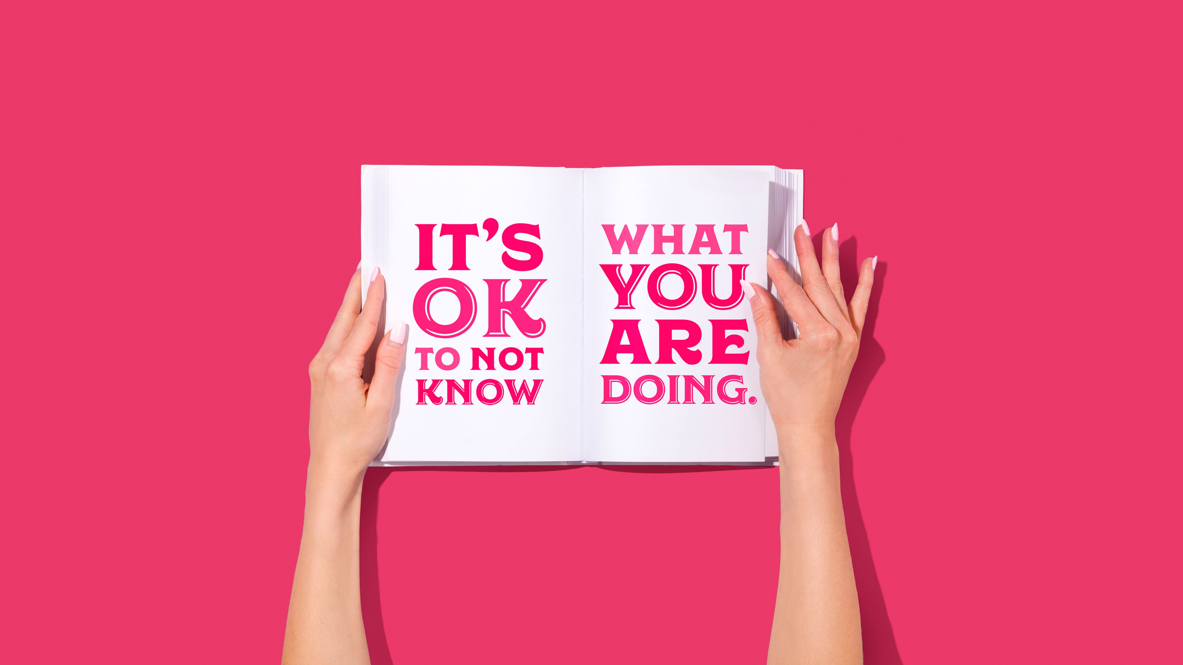 Motivational quotes Wallpaper 4K, Book