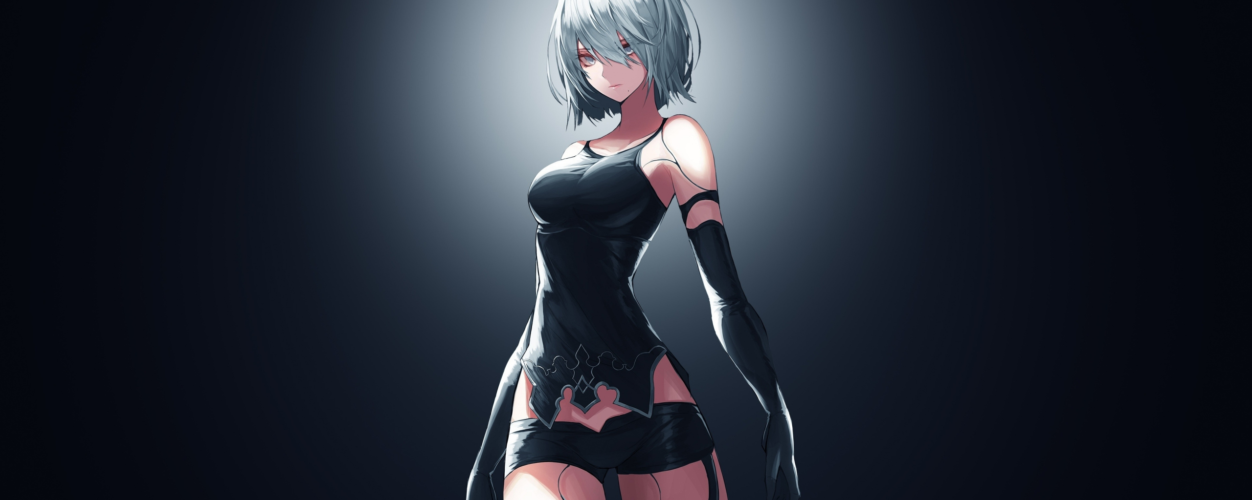 wallpaper 2560x1024 a2, nier: automata