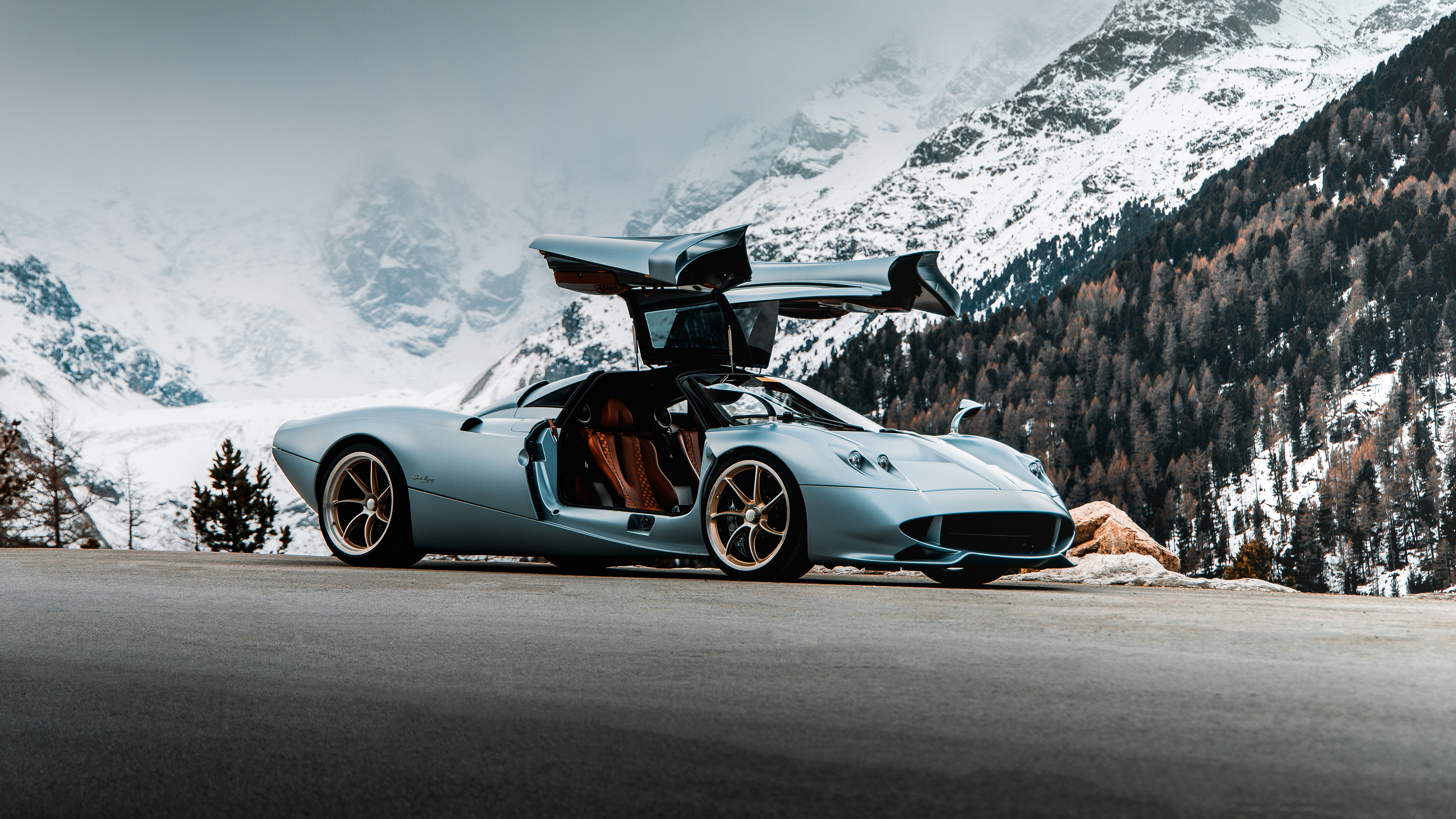 Pagani Huayra Codalunga 4K Wallpaper