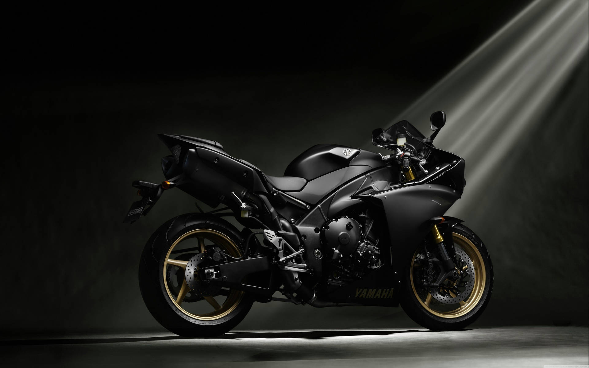Download Ultra HD Matte Black Motorcycle Wallpaper