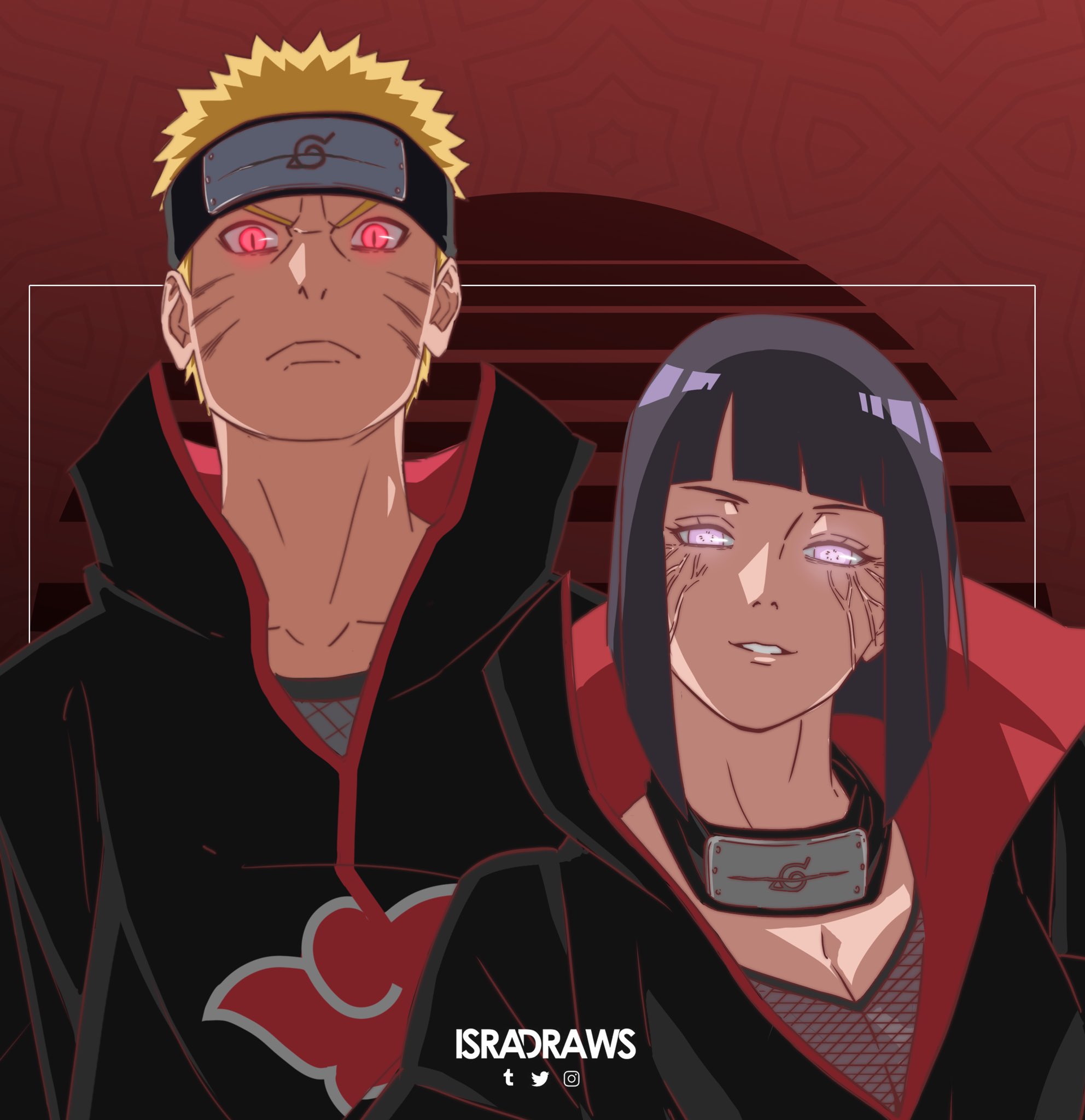 isra draws NaruHina