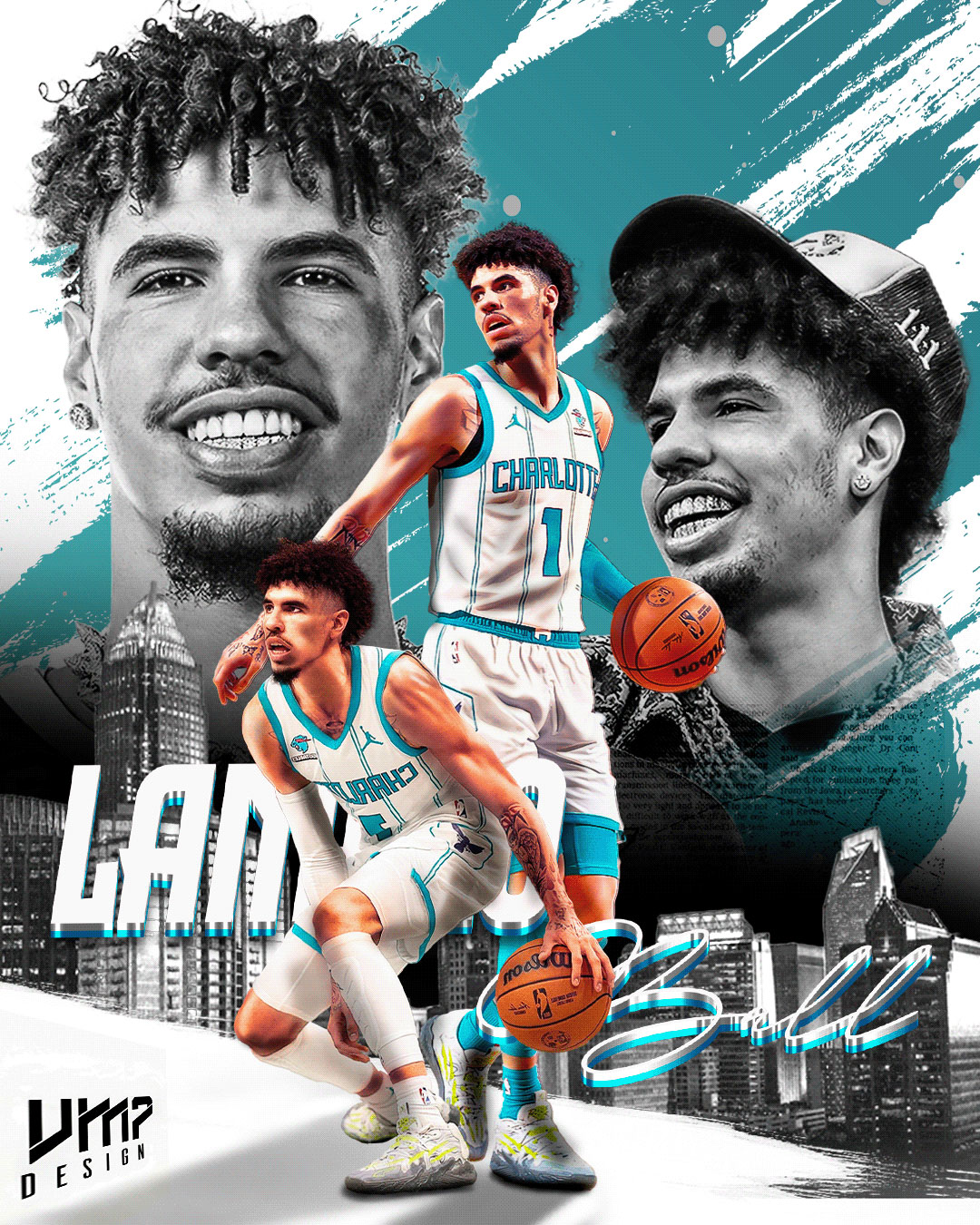 Lamelo Ball Cool Hornets Wallpaper