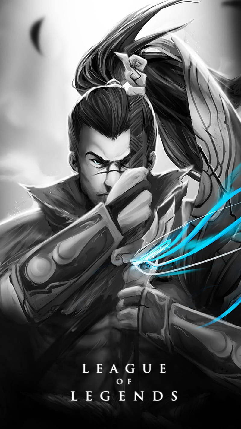Download Yasuo LoL iPhone Wallpaper