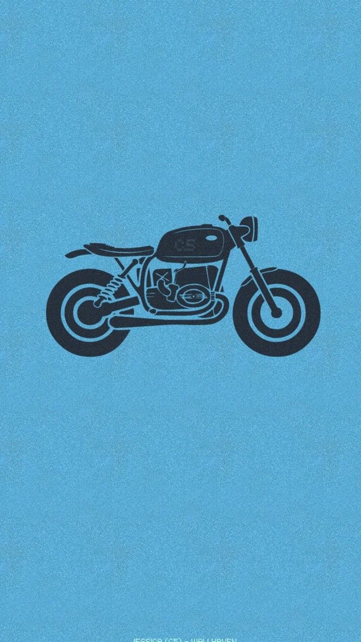 Motorcycle Minimalism Wallpaper