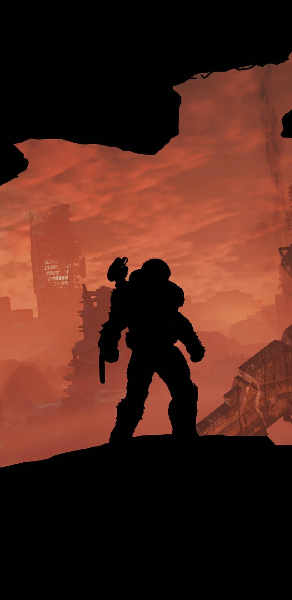Download Doom Slayer Silhouette Doom