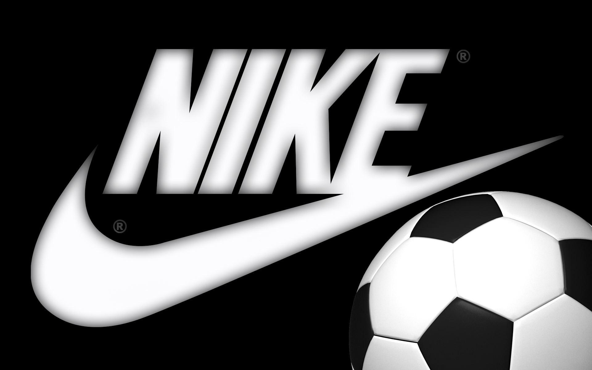 Wallpaper Black and White Soccer Ball