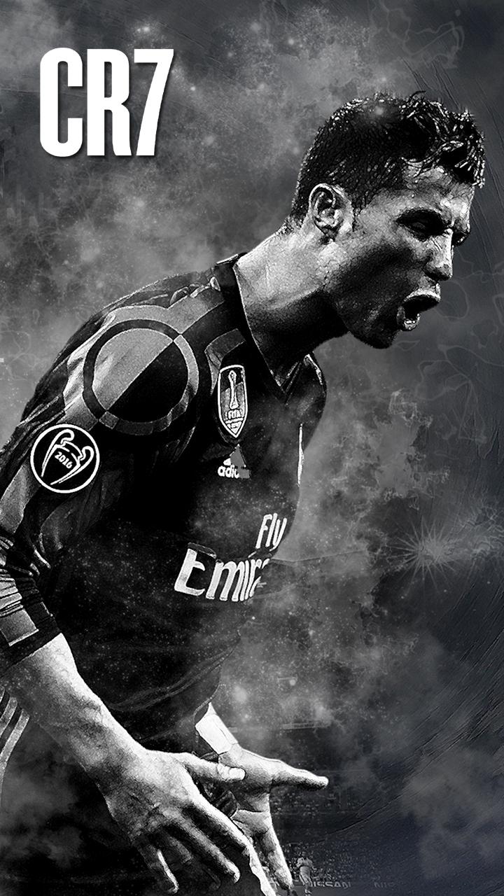 Ronaldo Wallpaper Black. HD Football