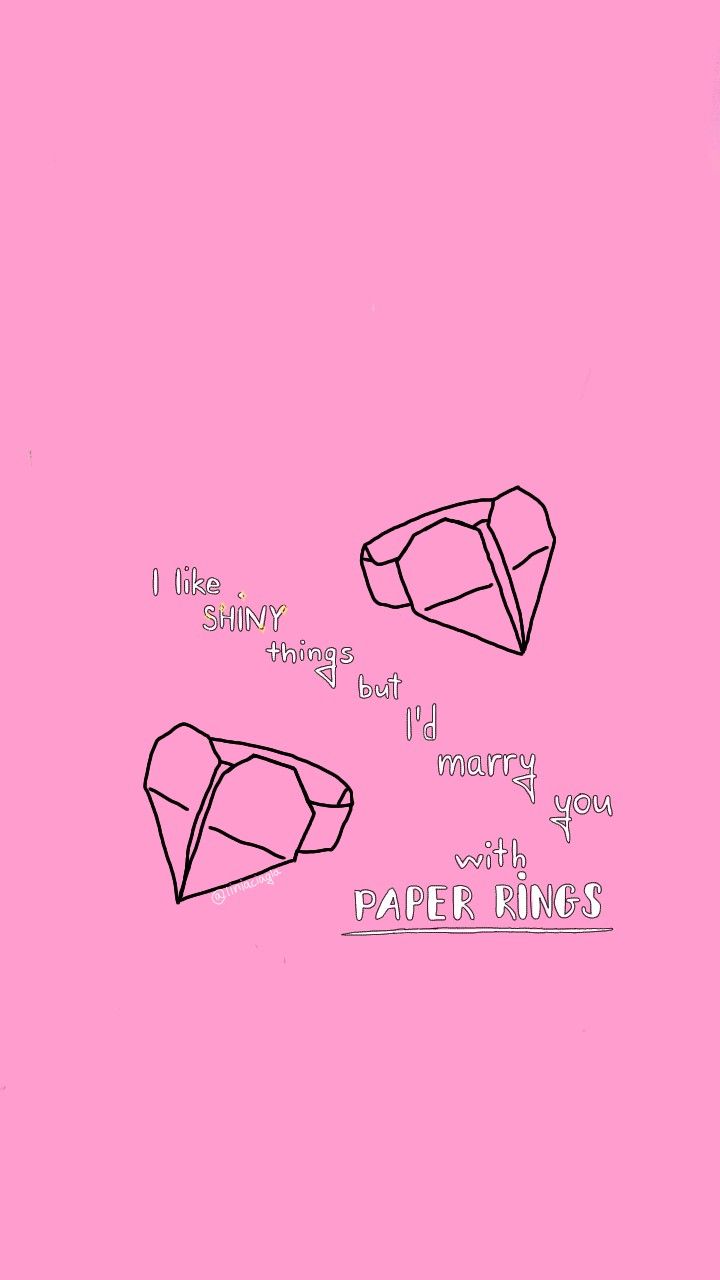 Paper rings wallpaper