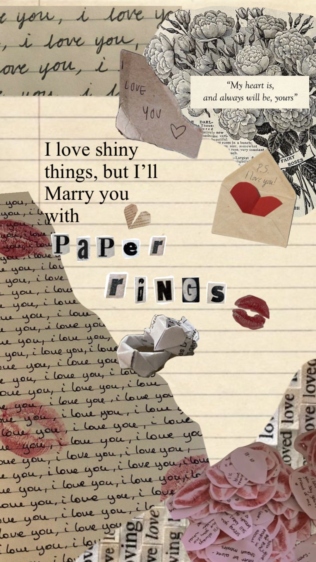 Romantic Paper Rings