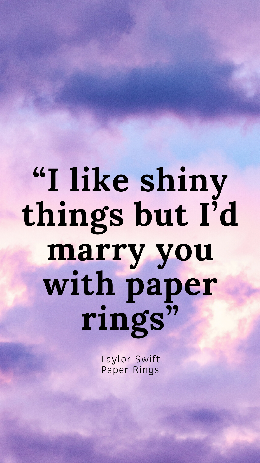 Taylor Swift Paper Rings. Paper ring