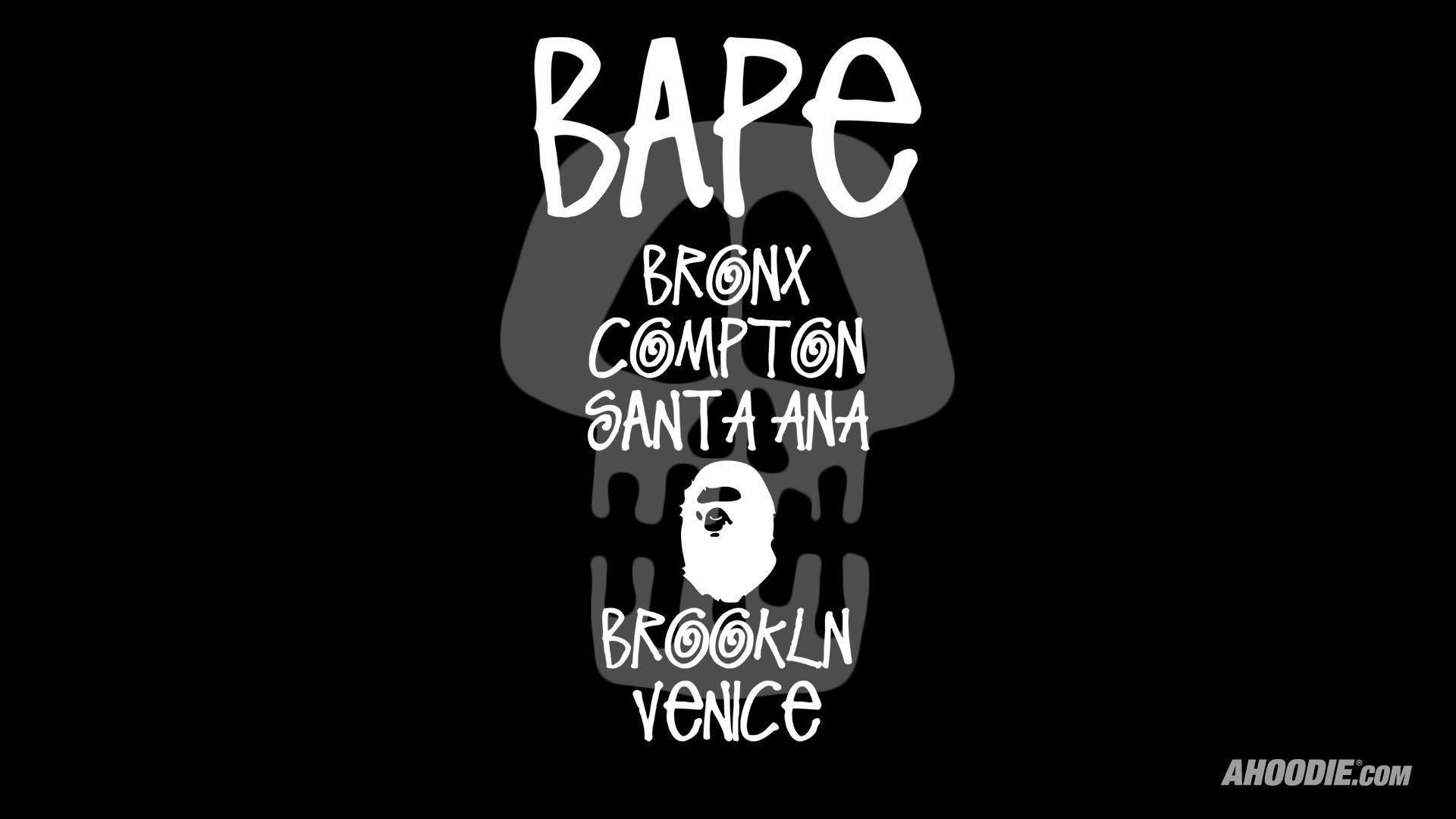 Stussy X BAPE Wallpaper