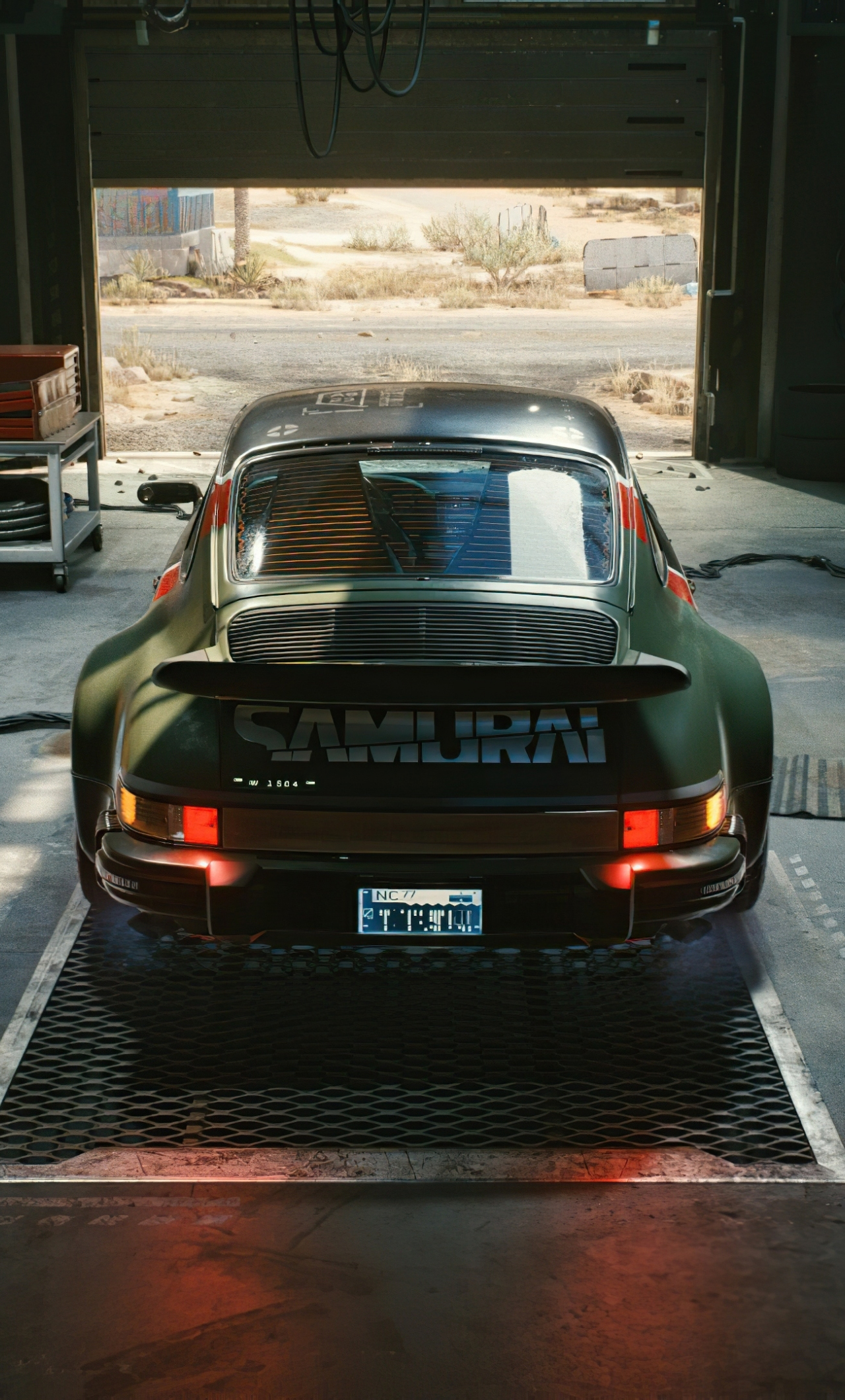 wallpaper 1280x2120 samurai porsche car