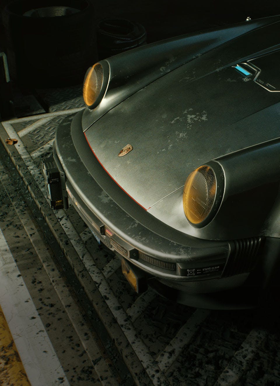 Exclusive Porsche design for Cyberpunk 2077