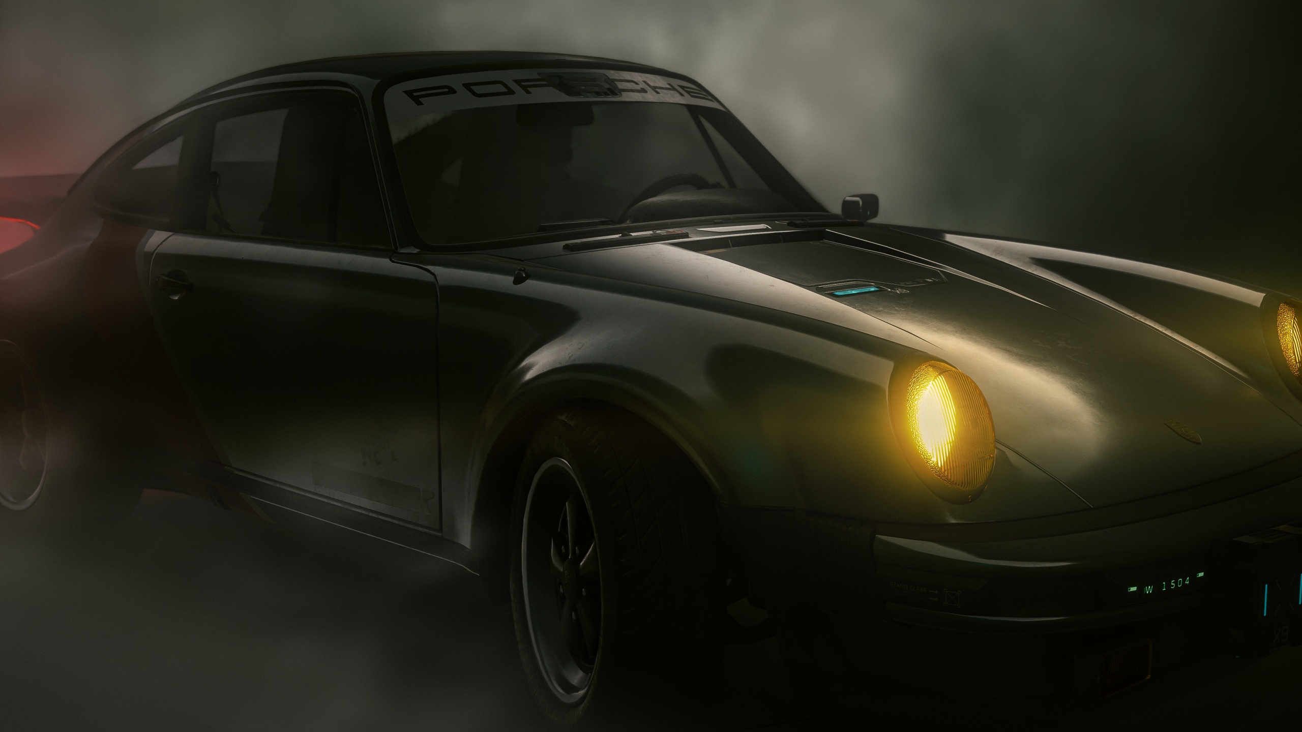 Cyberpunk 2077 Wallpaper 4K, Porsche