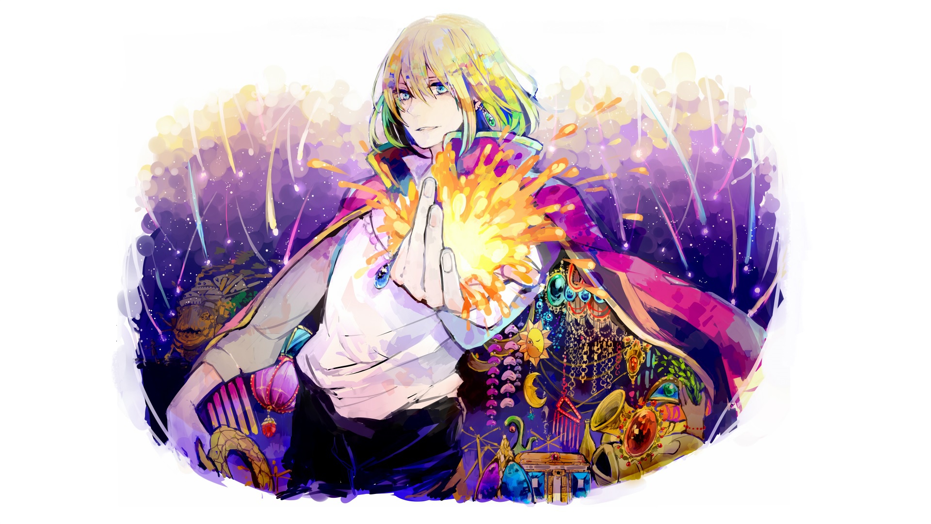 Anime Howl's Moving Castle HD Wallpaper