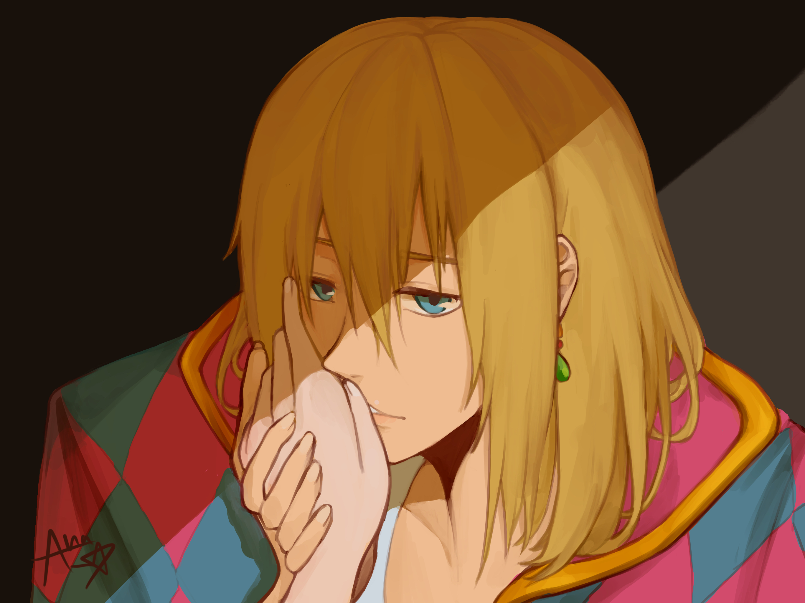 Anime Howl's Moving Castle HD Wallpaper