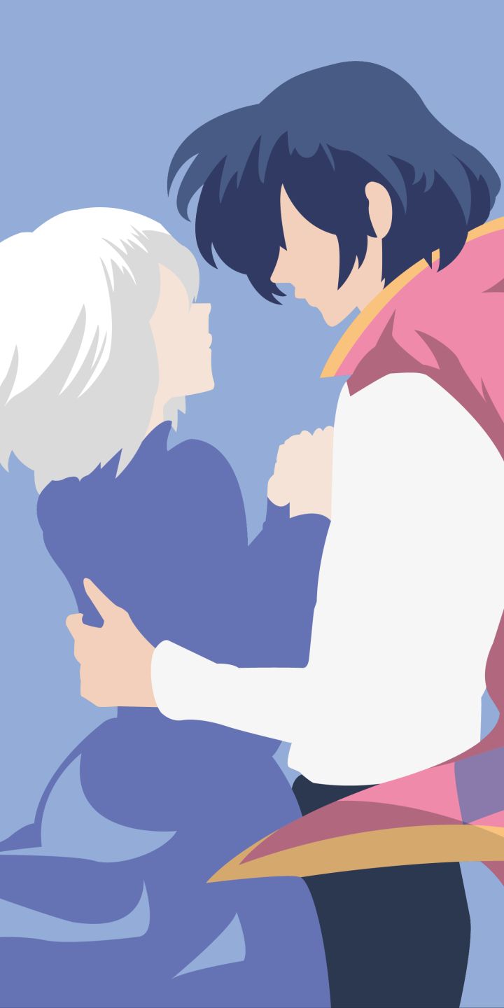 Mobile wallpaper: Anime, Howl's Moving