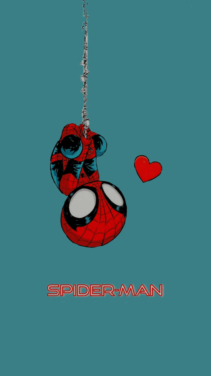 Download Hanging Spider Man Cute Marvel