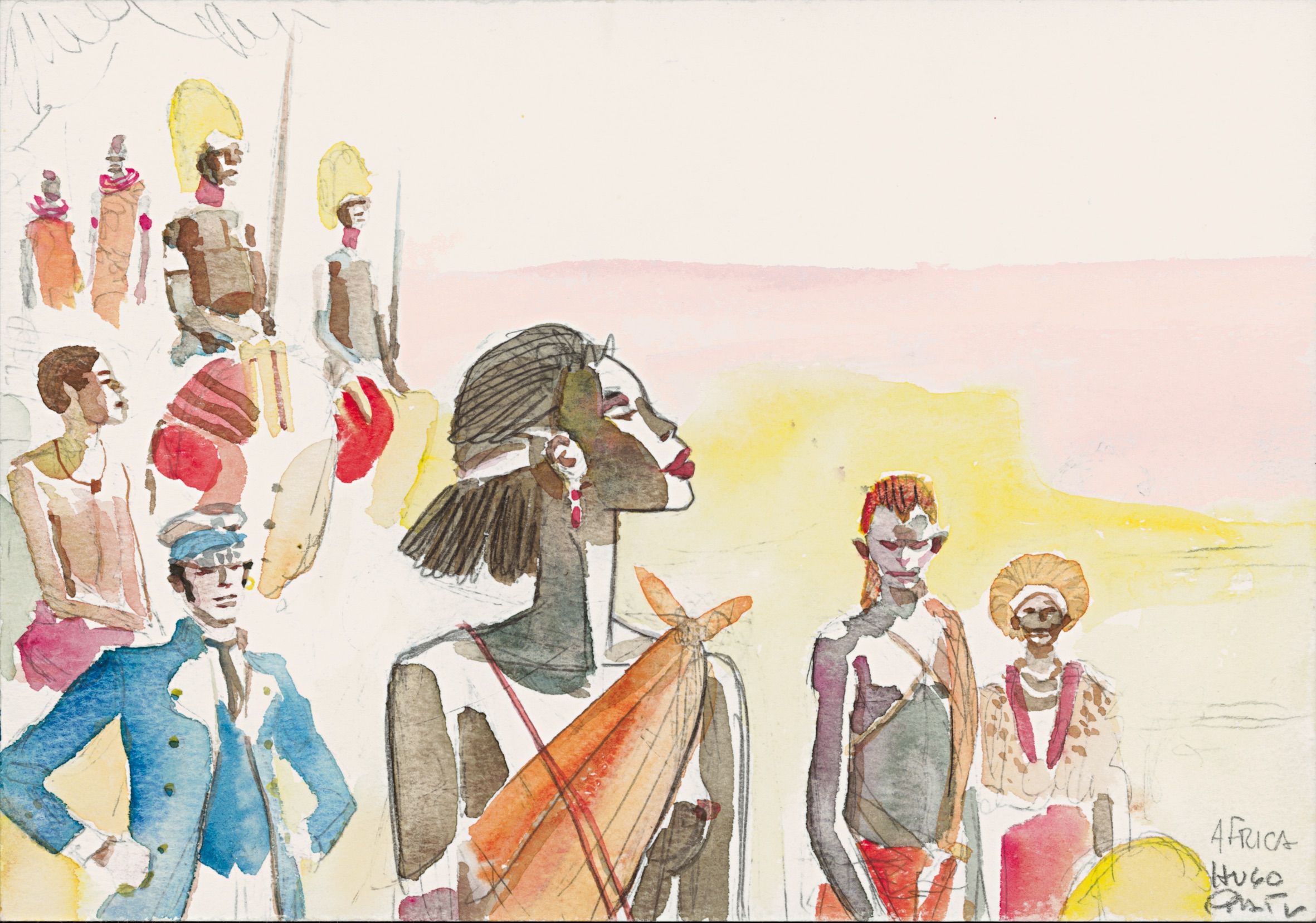 Corto Maltese in Africa, work