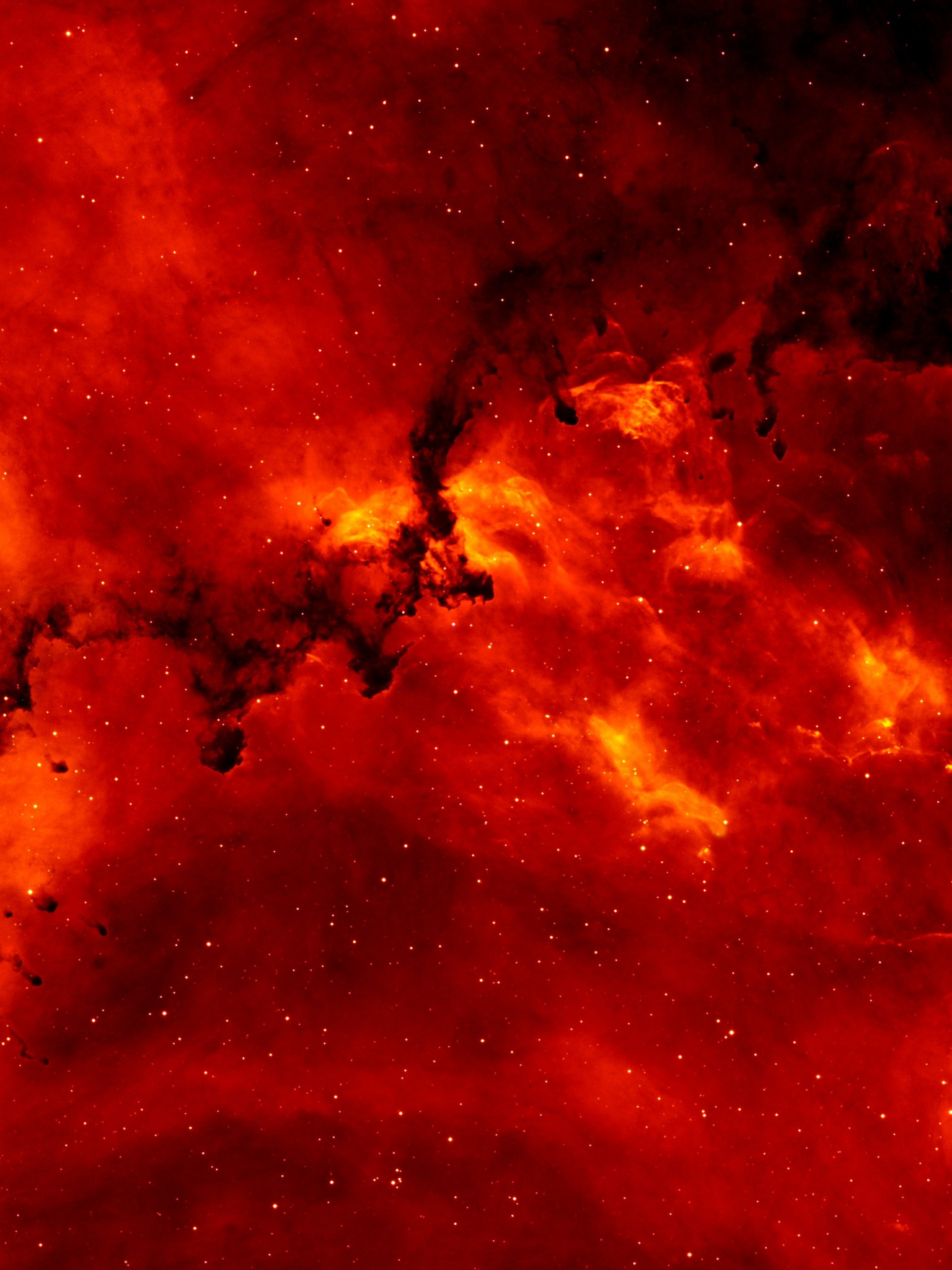 Red Galaxy Abstract Wallpaper 8643